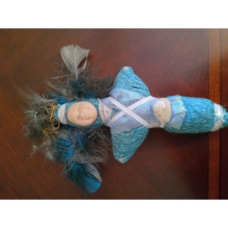 Blue Voodoo Doll