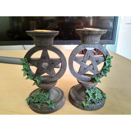 Pentagram Candle Sticks