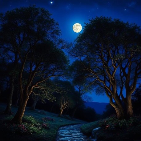 Moonlight in the Grove Oil